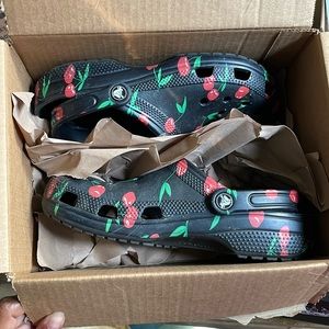 Black cherry crocs